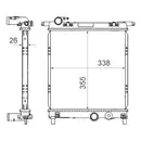 MAHLE CR 831 000S Kühlmittelkühler für SKODA, VW, SEAT