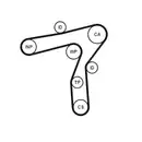 CONTINENTAL CTAM CT1241K1 Zahnriemen Kit