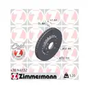 Original Zimmermann 430.1461.52 Bremsscheiben 2 Stück für OPEL