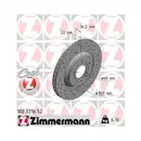 Original Zimmermann 100.3316.52 Bremsscheiben 2 Stück für AUDI