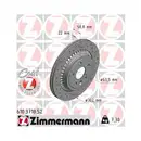 Original ZIMMERMANN 610.3718.52 Bremsscheiben 2 Stück für VOLVO