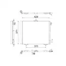 MAHLE AC 460 000S A/C-Kondensator für CITROËN, OPEL, PEUGEOT, DS