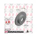 Original ZIMMERMANN 100.1227.52 Bremsscheiben 2 Stück für AUDI