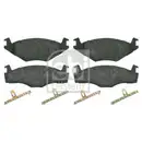 Febi Bremsscheiben Bremsbeläge Vorne für Seat Ibiza 2 6K1 VW Polo 2