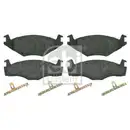 FEBI BILSTEIN 16012 Bremsbelagsatz für VW, SEAT