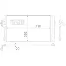 MAHLE AC 762 000S A/C-Kondensator für MERCEDES-BENZ