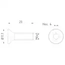 Schraube Bremsscheibe Textar TPM0015 für Gmc für Opel für Vauxhall Hinterachse
