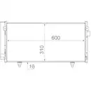 MAHLE AC 718 000S A/C-Kondensator für SUBARU
