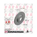 Zimmermann 430.2609.20 Bremsscheiben 2 Stück FIAT