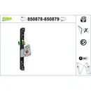 VALEO 850878 Fensterheber (o. Motor) h l BMW 1