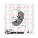 ZIMMERMANN 470.2415.00 Bremsscheiben 2 Stück für RENAULT