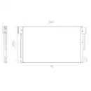 MAHLE AC 367 000S A/C-Kondensator für OPEL, CITROËN, ALFA, FIAT, PEUGEOT, ABARTH