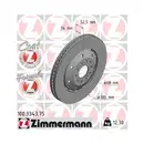 Original ZIMMERMANN 100.3343.75 Bremsscheiben 2 Stück für AUDI