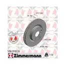 Zimmermann 590.2810.20 Bremsscheiben 2 Stück TOYOTA