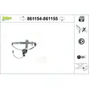 Fensterheber Valeo 861154 für Toyota Vorne Links
