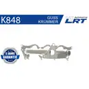 Krümmer Abgasanlage Lrt K848 für Nissan für Opel für Renault für General Motors