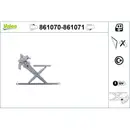 VALEO 861070 Fensterheber nur mitKomfort FL