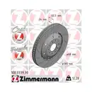 Original ZIMMERMANN 100.3339.70 Bremsscheiben 2 Stück für AUDI