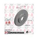 ZIMMERMANN 430.2602.20 Bremsscheiben 2 Stück OPEL