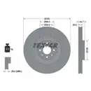 TEXTAR 92272403 Bremsscheiben 2 Stück vorne für LANCIA