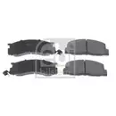 FEBI BILSTEIN 170884 Bremsbelagsatz für TOYOTA