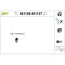Fensterheber Valeo 861156 für Toyota Hinten Links