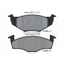 Textar Bremsenset Scheiben 239 mm belüftet Bremsbeläge vorn Polo 4 9N Fabia I