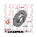 Original ZIMMERMANN 460.1586.20 Bremsscheiben 2 Stück für PORSCHE