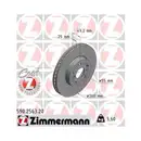 ZIMMERMANN 590.2563.20 Bremsscheiben 2 Stück TOYOTA
