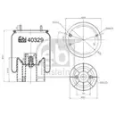 FEBI BILSTEIN 40329 Luftfederbalg