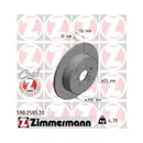 ZIMMERMANN 590.2585.20 Bremsscheiben 2 Stück TOYOTA
