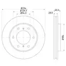 Mintex MDC1960 Bremsscheiben 2 Stück MITSUBISHI