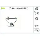 Fensterheber Valeo 861162 für Toyota für Lexus Vorne Links
