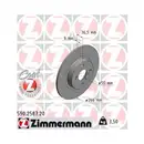 ZIMMERMANN 590.2587.20 Bremsscheiben 2 Stück TOYOTA