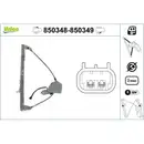 VALEO 850348 Fensterheber v l RENAULT Megane