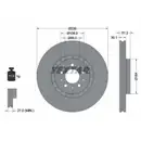 TEXTAR 92126705 Bremsscheiben 2 Stück vorne VOLVO