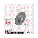 Zimmermann 230.2352.20 Bremsscheiben 2 Stück FIAT