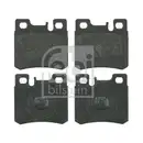 Febi Bremsscheiben Bremsbeläge Hinten für Mercedes SLK R170