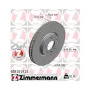 Zimmermann 600.3249.20 Bremsscheiben 2 Stück VW