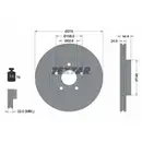 TEXTAR 92124803 Bremsscheiben 2 Stück FORD