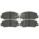 Febi Bremsscheiben Bremsbeläge Hinten für Fiat Tempra 159x