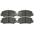 Febi Bremsscheiben Bremsbeläge Hinten für Fiat Tempra 159x