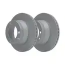 ATE 24.0124-0117.1 Bremsscheiben 2 Stück PORSCHE