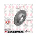 ZIMMERMANN 460.1570.20 Bremsscheiben 2 Stück PORSCHE