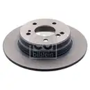 Original Febi Bilstein Bremsenset Scheiben 278 mm voll Bremsbeläge hinten C-Klas