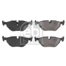 Febi Bremsscheiben Bremsbeläge Hinten für BMW 5 E34 5 Touring E34