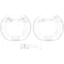 TEXTAR 84065300 PKW Bremsbacken Kits