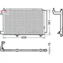 Kondensator Klimaanlage Denso DCN10041 für Ford
