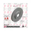 ZIMMERMANN 100.3312.20 Bremsscheiben 2 Stück AUDI
