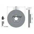 Original TEXTAR 92229205 Bremsscheiben 2 Stück für AUDI